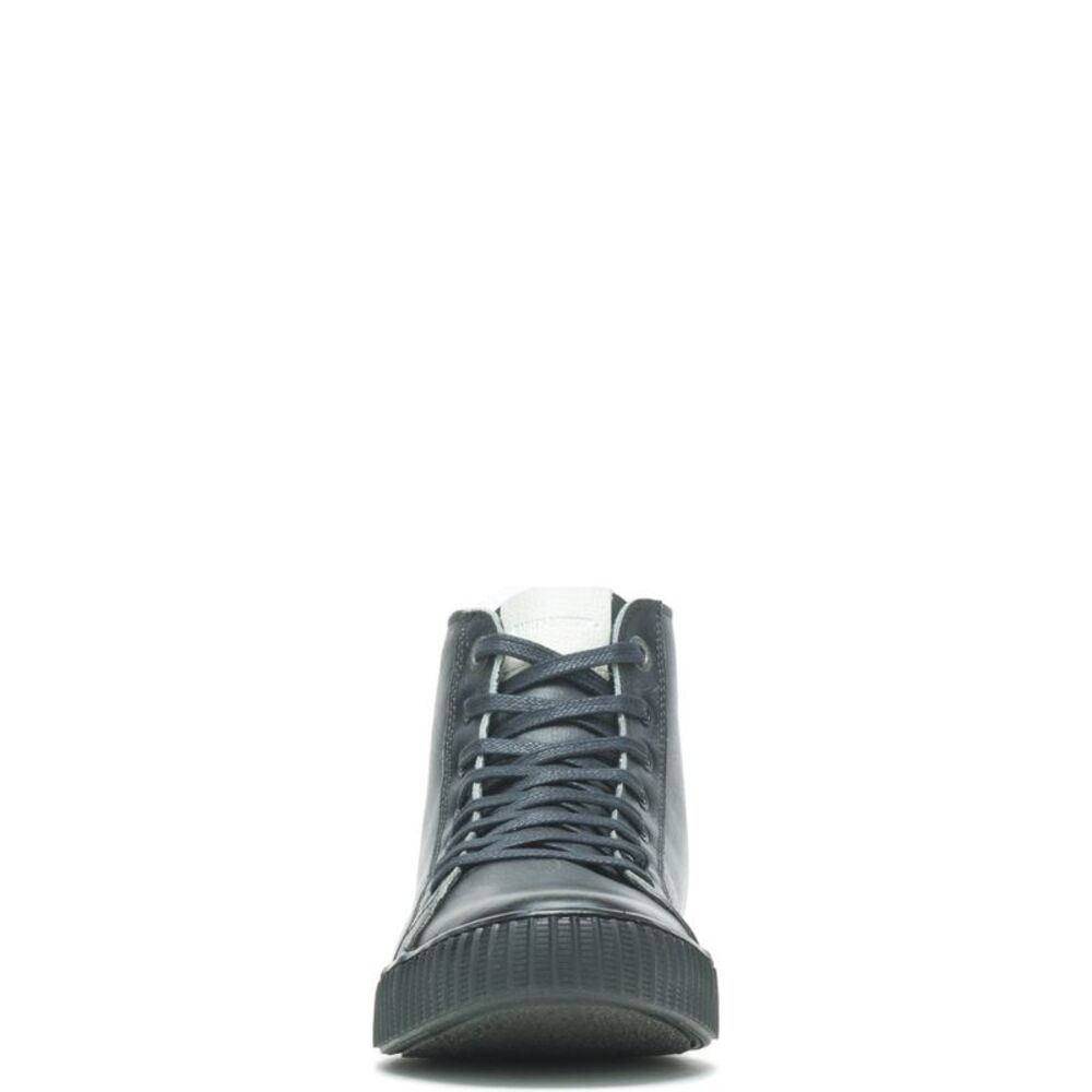 Harley-Davidson Mens Barren 5" Leather Lace Black Shoes (NWT) - Picture 4 of 7